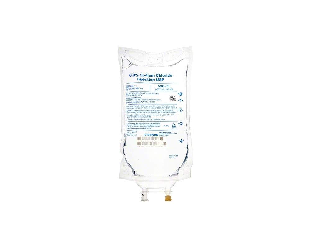 0.9% Sodium Chloride Injection USP in EXCEL Plus IV Solution Container