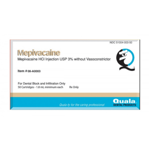 Mepivacaine HCL 3%