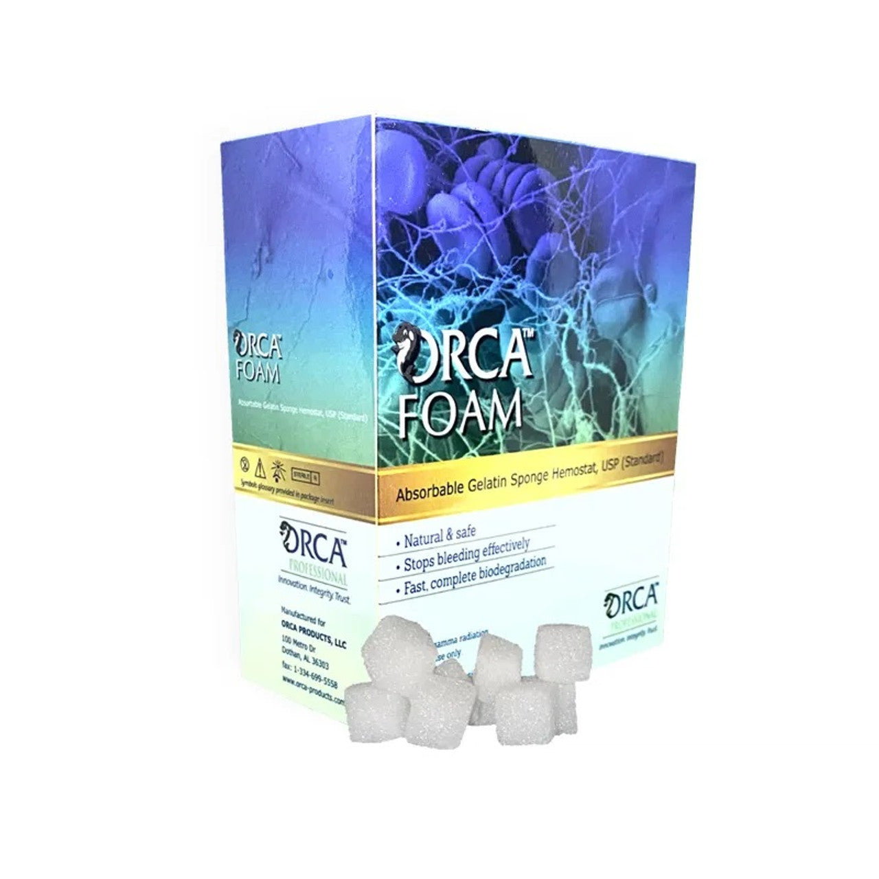 Orca Hemostatic Dressing Gelatin Sponge