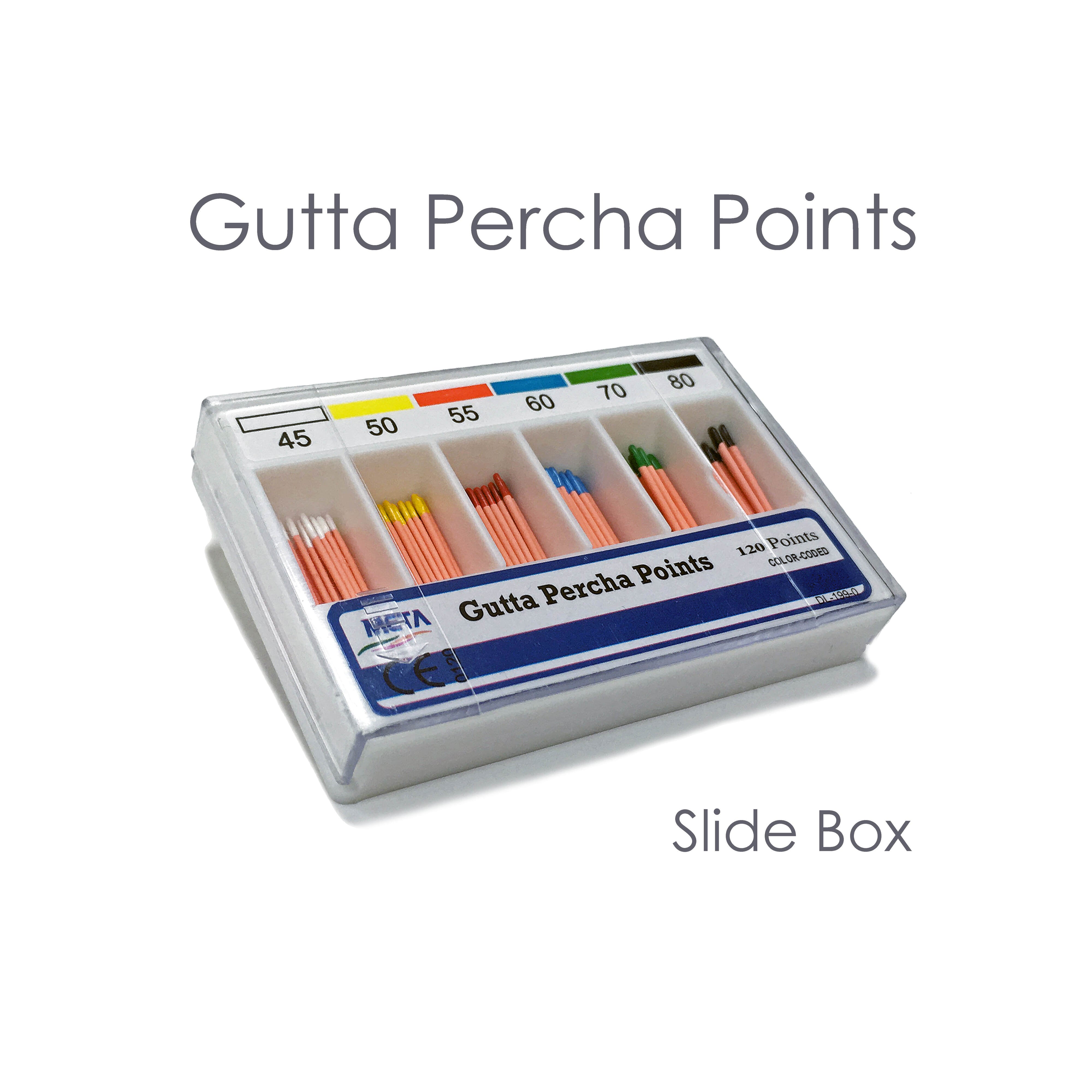 Gutta Percha Points - 0.02 - Slide Box