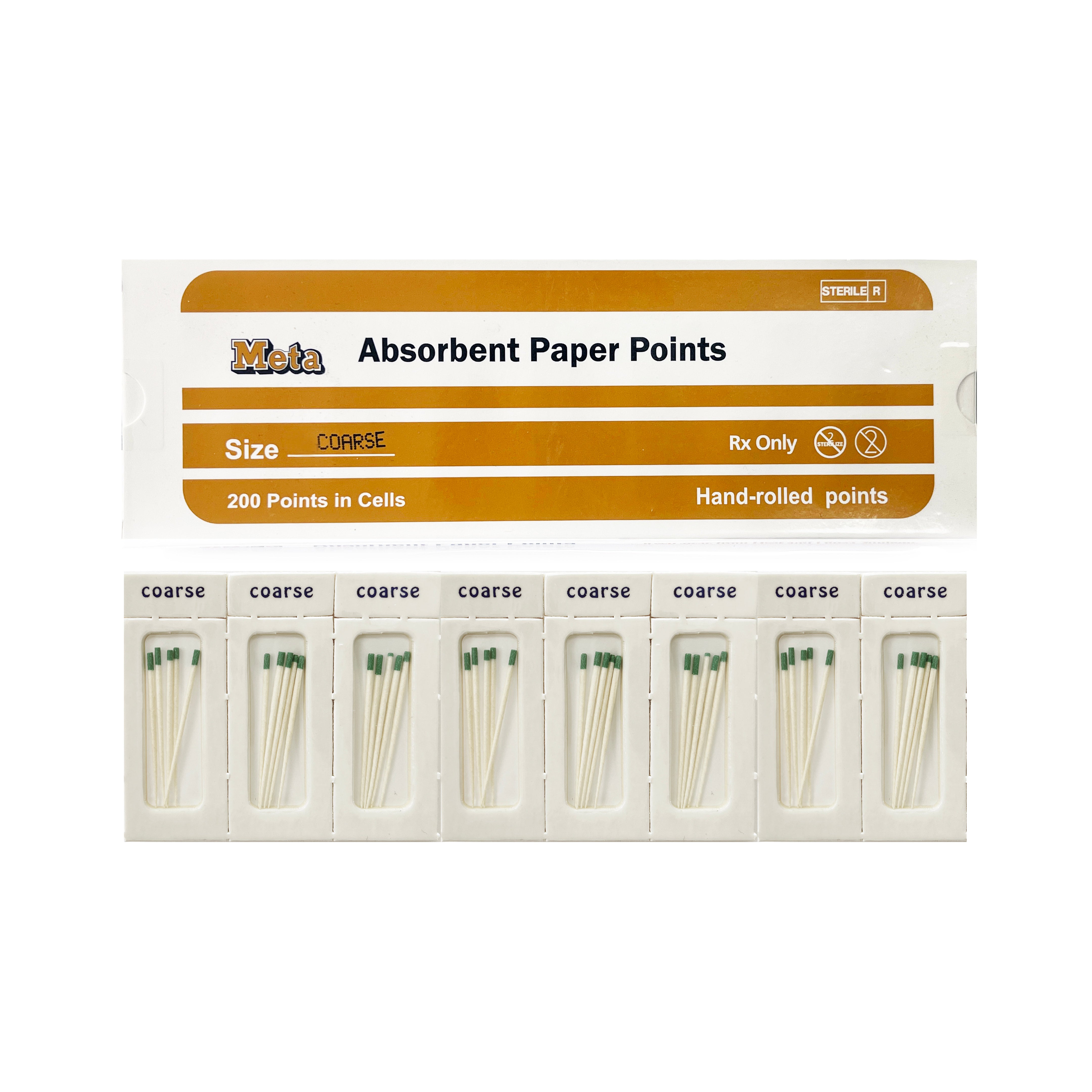 Absorbent Paperpoints - Cell Pack 200pts