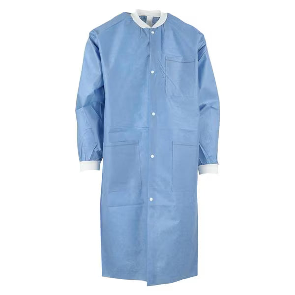 Extra-Safe Lab Coats - Level 3 SMS, Knee Length, 3 Pockets