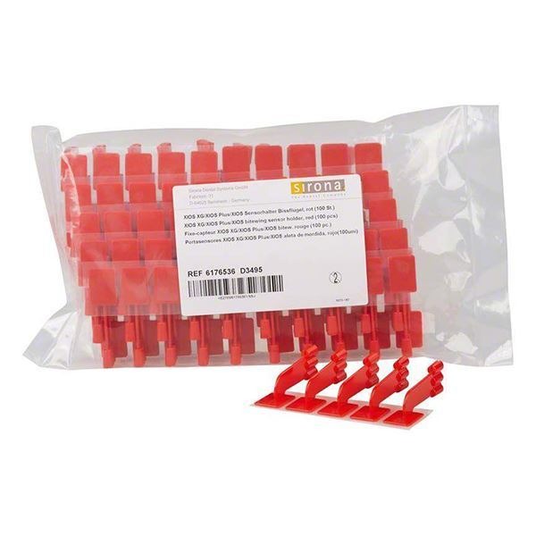 XIOS PLUS Sensor Holder Red 100/Pk