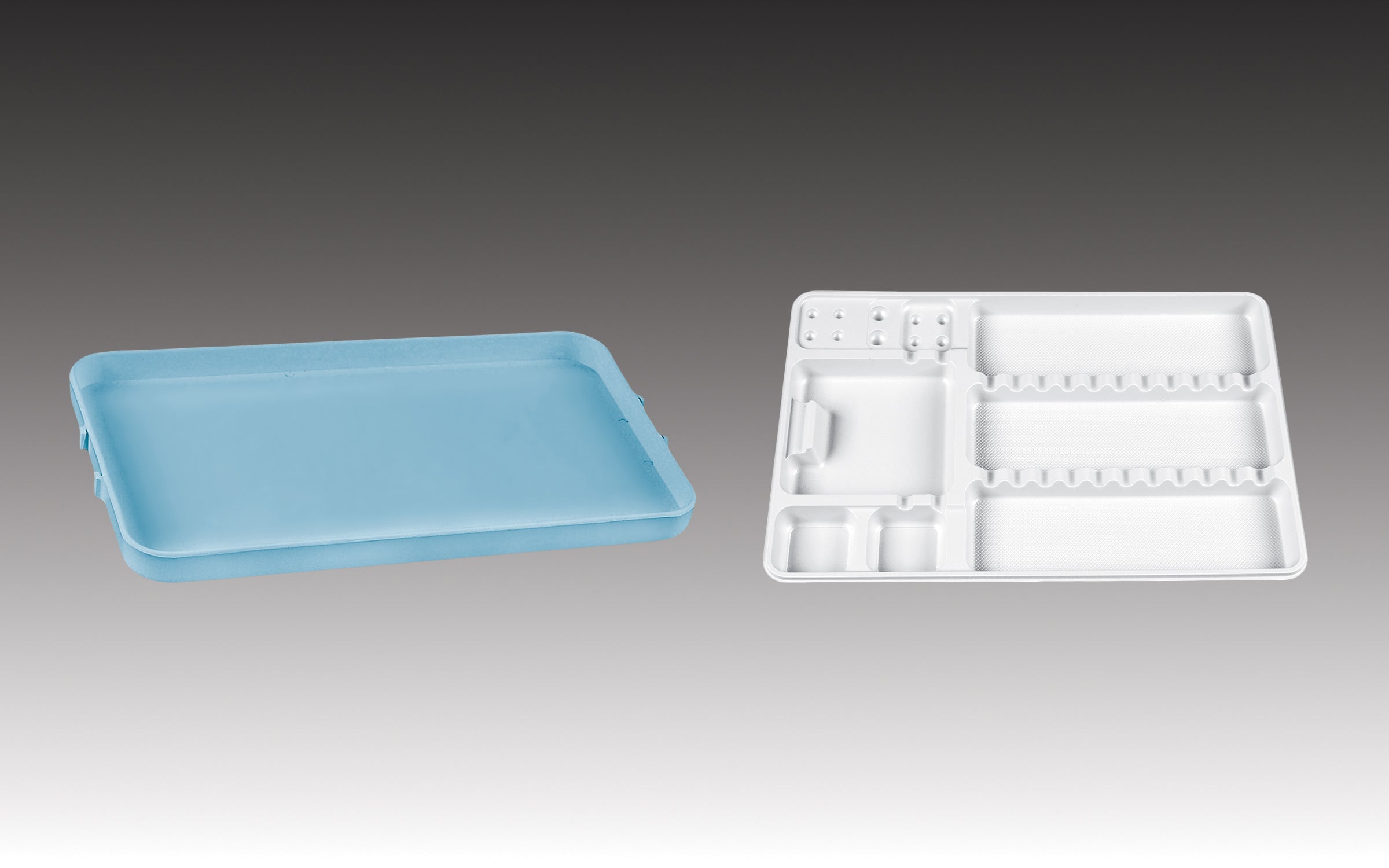 Plasdent Size D Trays (Dimension: 12⅜" X 7¾" X ¾")