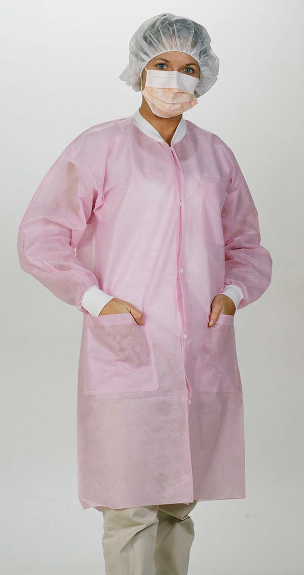 ValuMax Knee Length Protection Lab Coats, 10/Pk