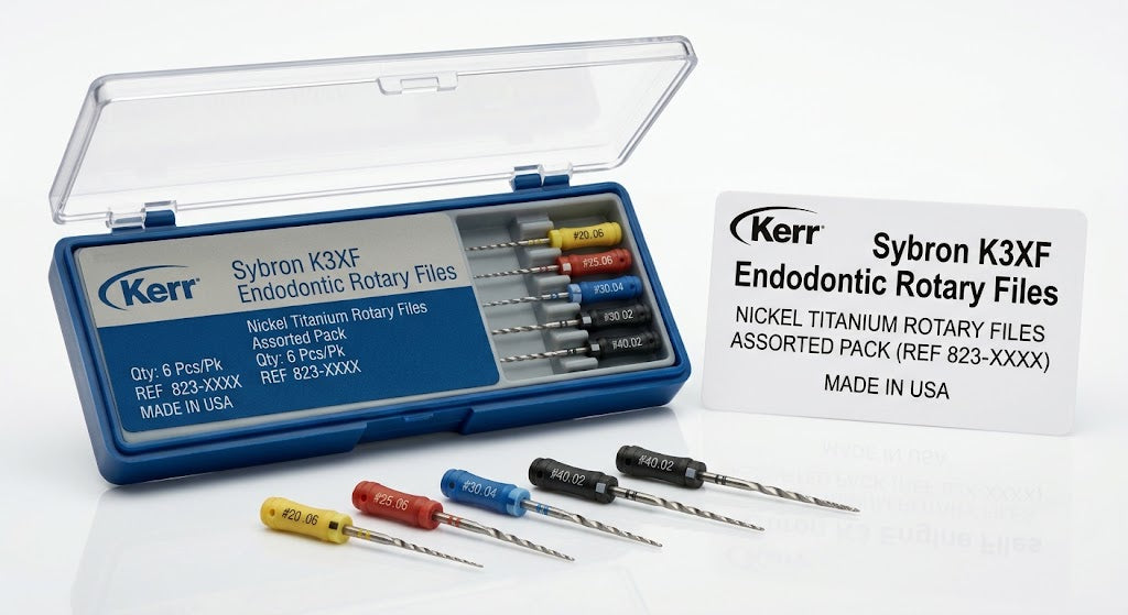 Kerr Sybron K3XF Endodontic Rotary Files
