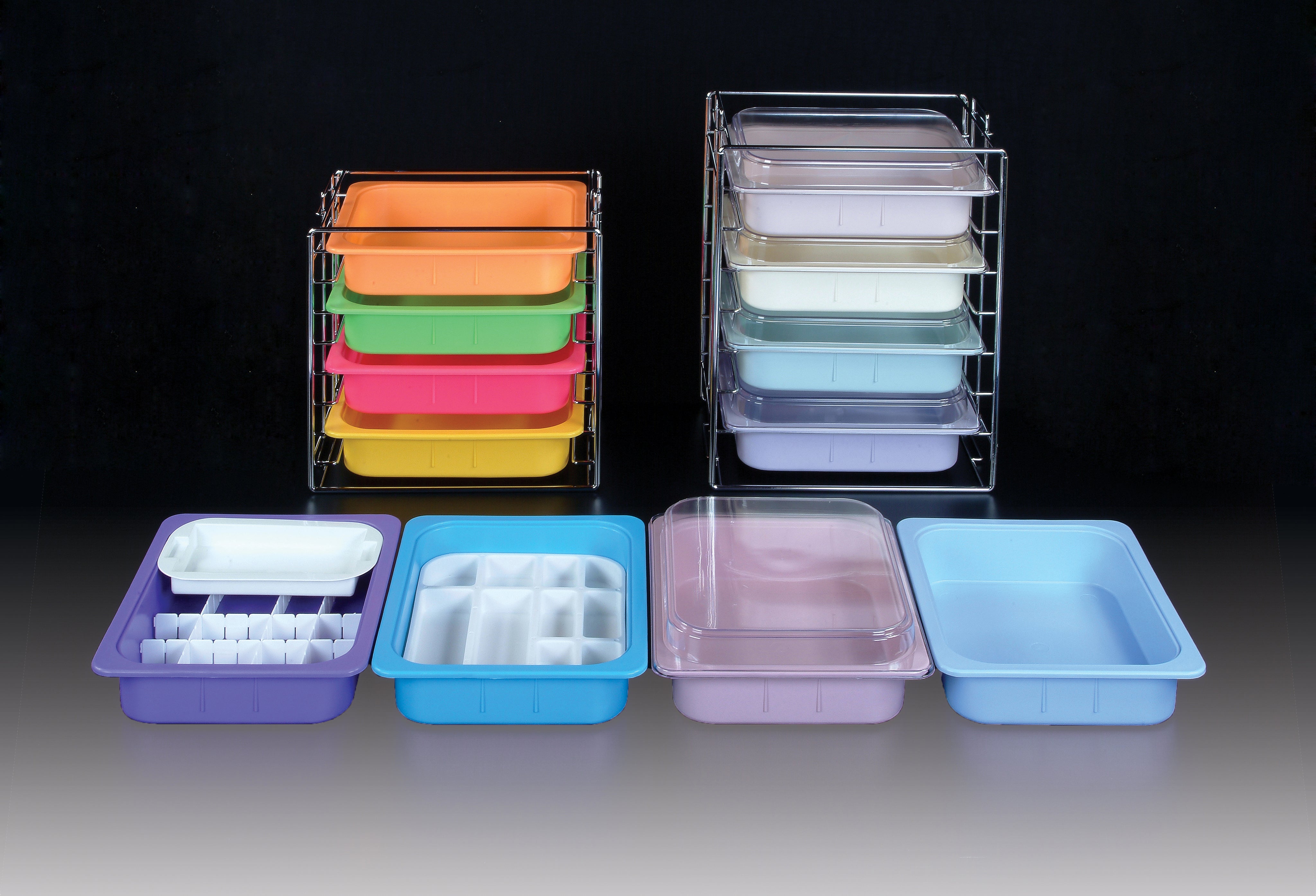 Plasdent Metal Tray Racks & Tub Racks •all Racks Long Side (front) Loading