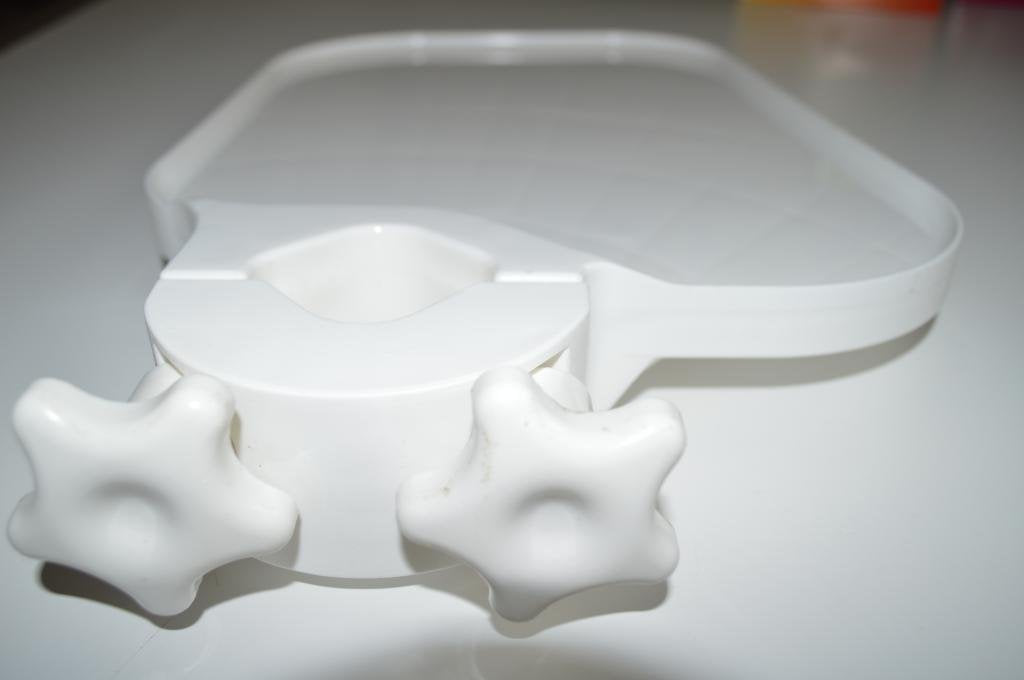 Post Mounted EZ Leaf Shape Tray for Dental Unit