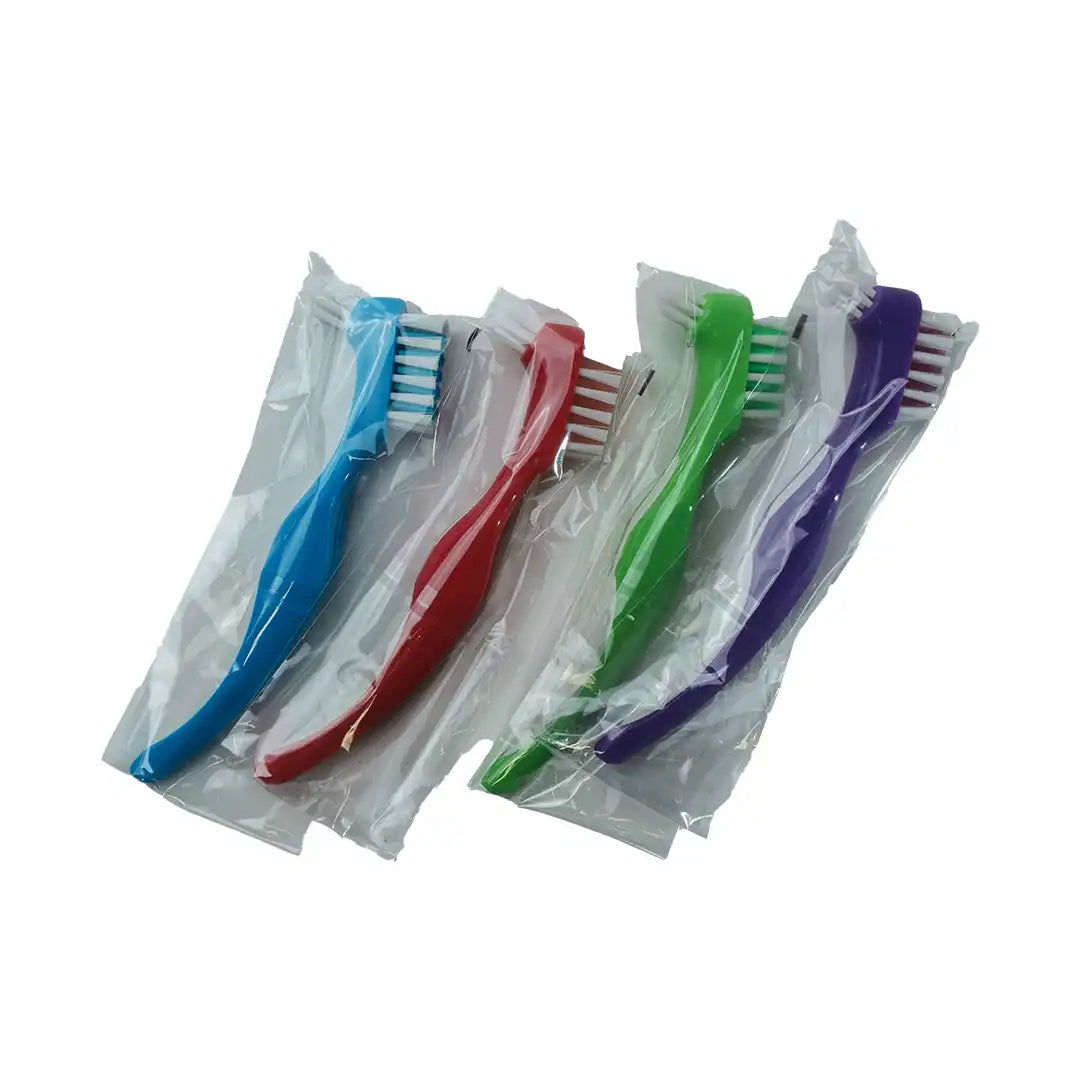 Two-Sided Denture Brushes
