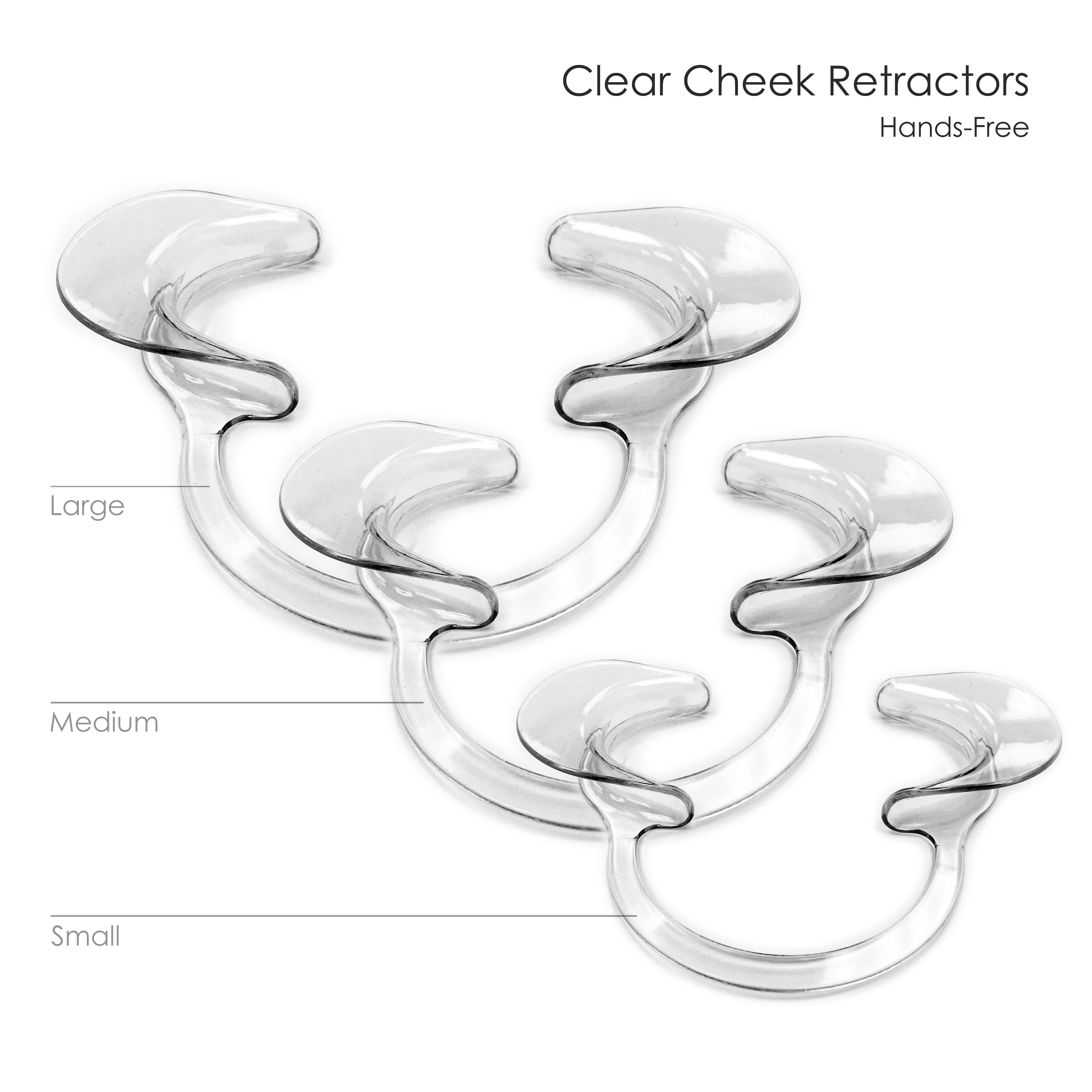 Clear Hands-Free Lip & Cheek Retractors