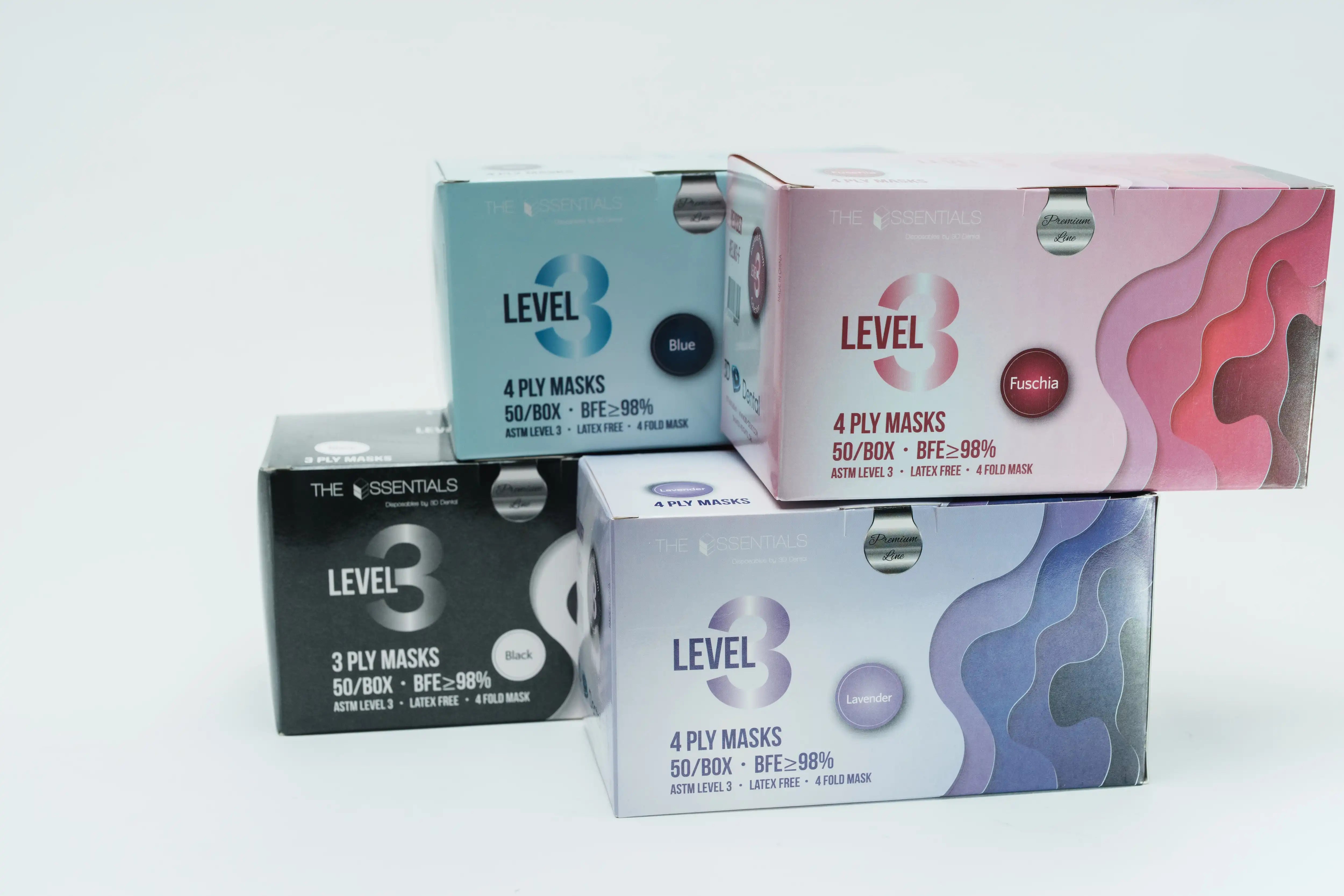 Earloop Premium Masks (Blue Level 3 masks)