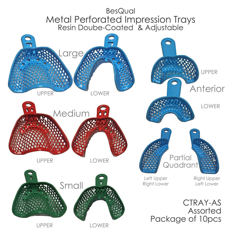 Ctray - Double Resin Coated Flexible Impression Trays