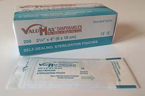 Valumax Tinted Self-Seal Sterilization Pouches