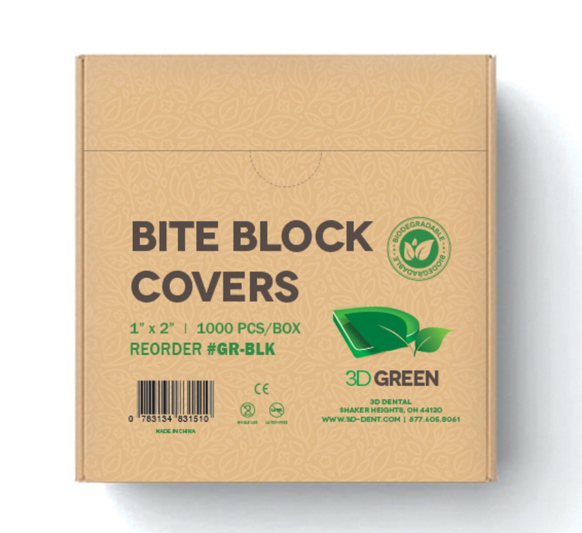 Biodegradable - Bite Clock Covers Biodegradable 1000/Box