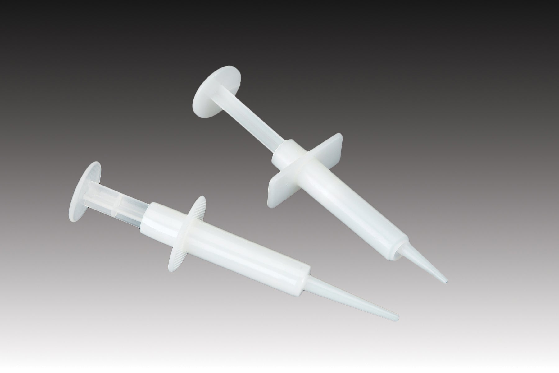 Plasdent Disposable Impression Syringes; Clear; Bendable Tip (50Set/Box)