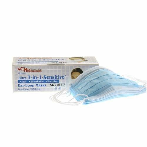 ValuMax Ultra 3-in-1 Sensitive Procedure Mask Child Size - Sky Blue, Pink