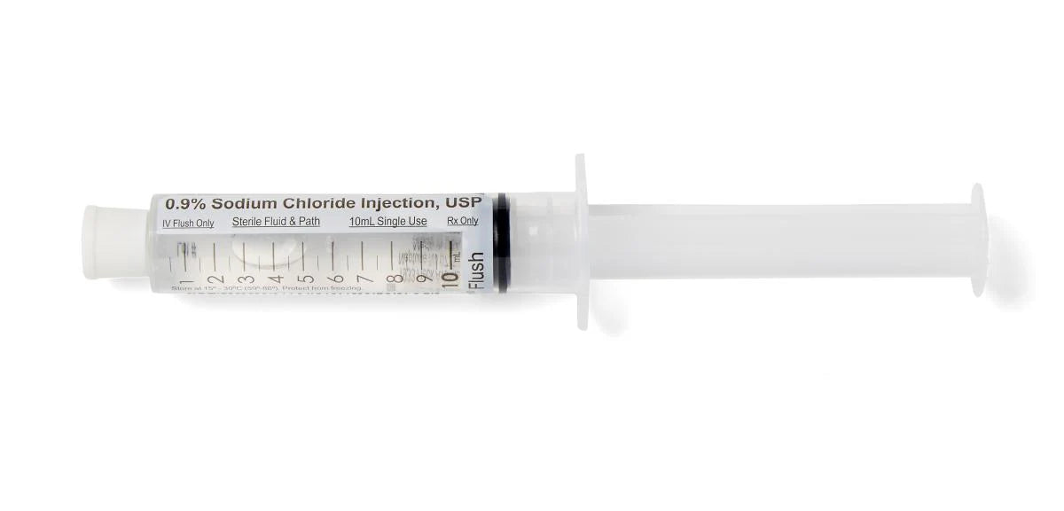 Saline Flush Syringes Prefilled With 10 ML Saline