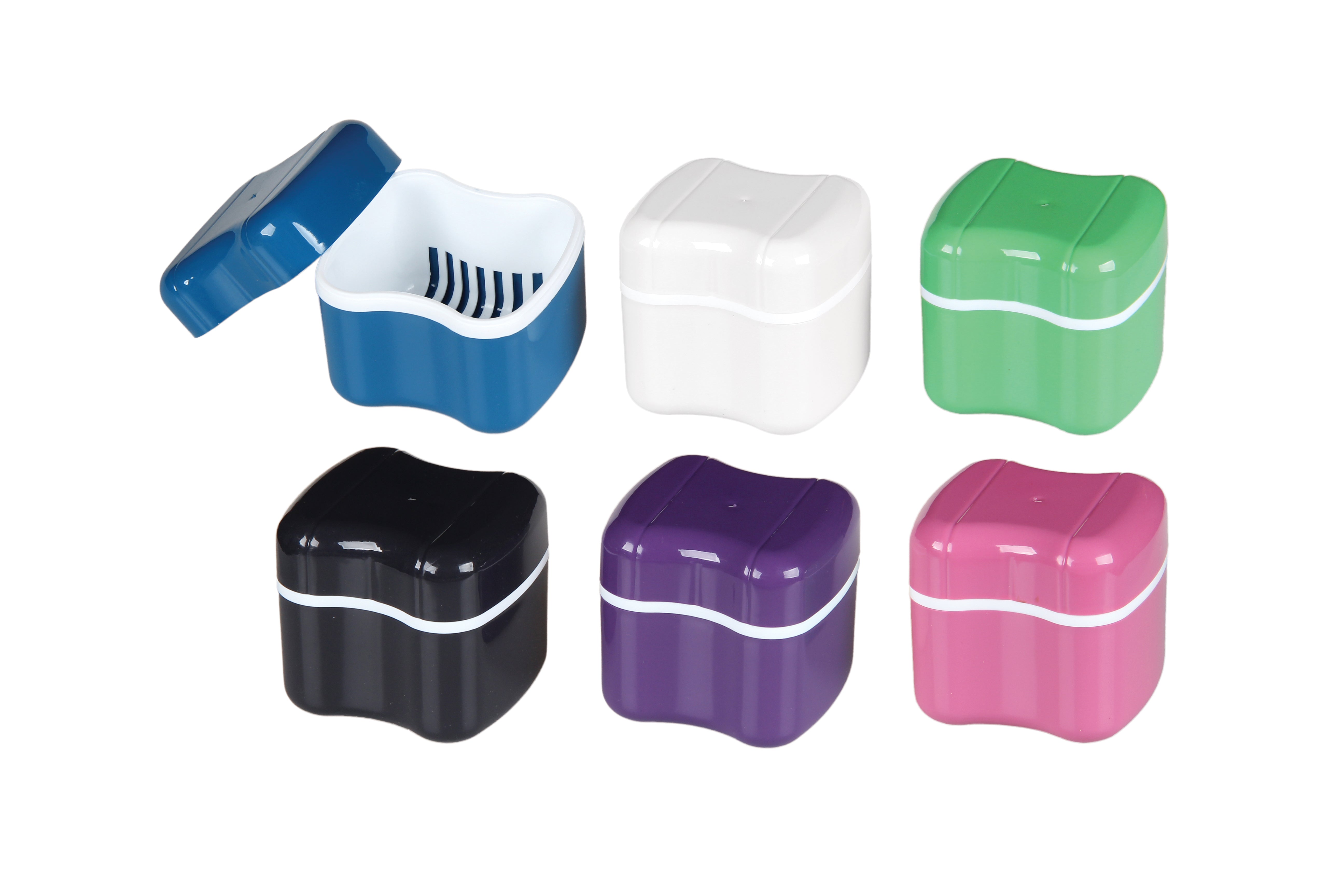 Plasdent Euro Denture Care Bath  3.25”L X 2.875”W X 3.125”H (12Pcs/Bag)