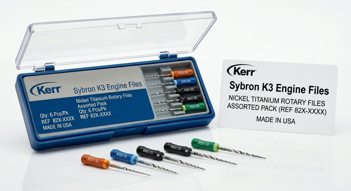 Kerr Sybron K3 Endodontic Rotary Engine Files