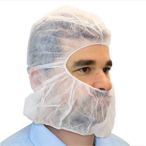 Beard and Hair Cover 100 Count White