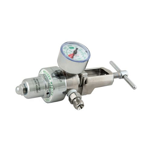 E Yoke Regulator with DISS Fitting and Cylinder Content Gauge