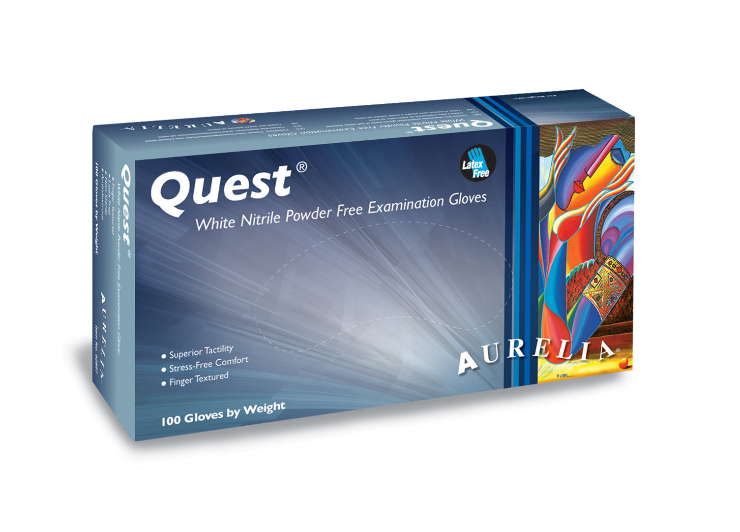 Aurelia Nitrile White Gloves - Quest
