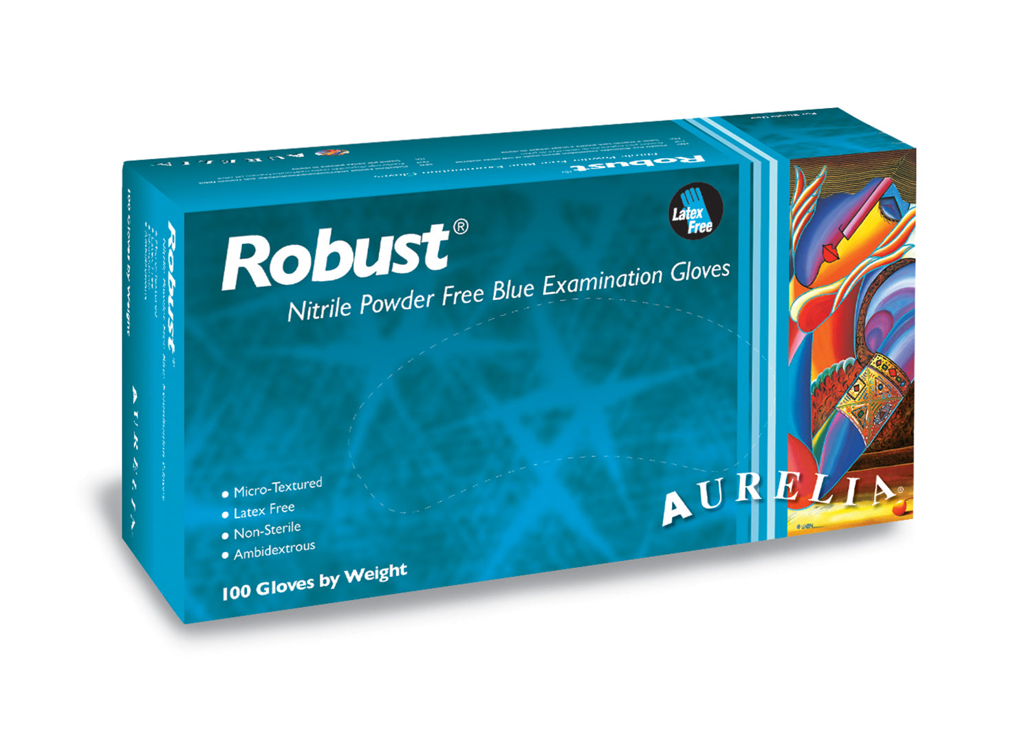 Aurelia Nitrile Exam Grade Latex Free Gloves - Robust