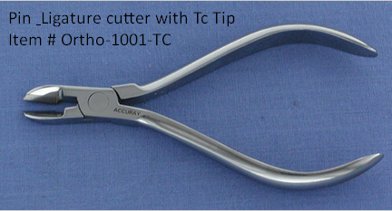 Prestige pin and ligature cutter and Distal End Cutter Safety Hold
