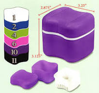 Plasdent Euro Denture Care Bath  3.25”L X 2.875”W X 3.125”H (12Pcs/Bag)