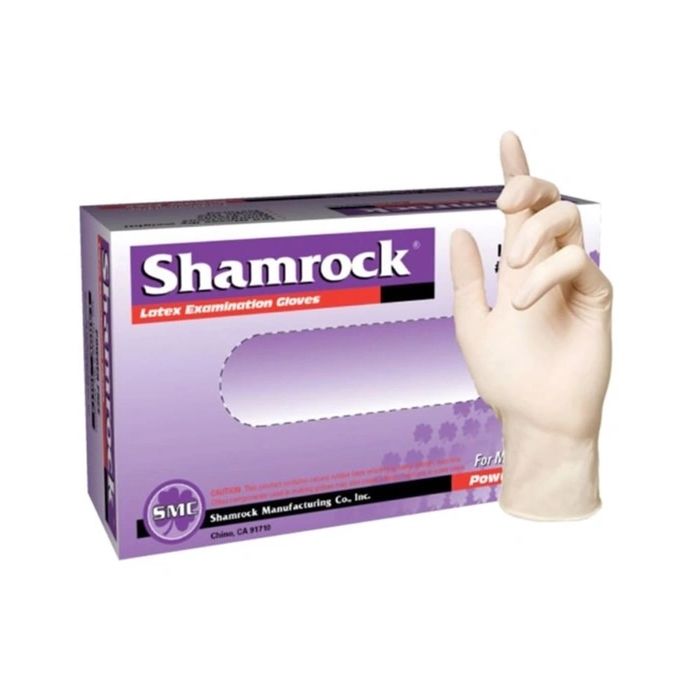 Shamrock Latex Exam Gloves