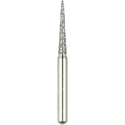 Robot® Point Diamond Burs – FG, Medium, White, Needle Point End