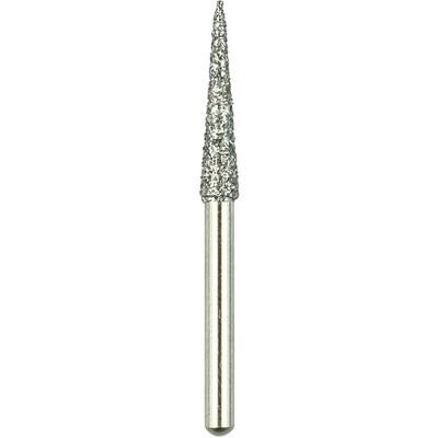 Robot® Point Diamond Burs – FG, Medium, White, Needle Point End