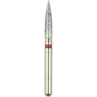 Robot® Point Diamond Burs – FG, Fine, Red