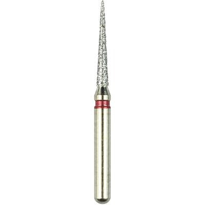 Robot® Point Diamond Burs – FG, Fine, Red