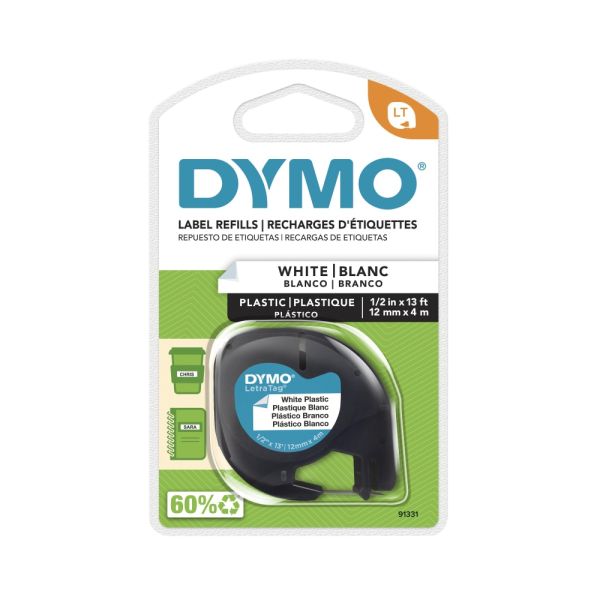 DYMO® LT 91331 Black-On-White Tape