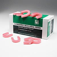 Hygenic U-Shaped Occlusal Rim Wax