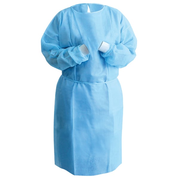 Disposable Gowns - Blue Tie-Back
