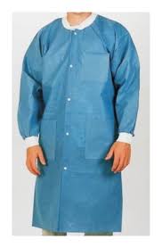 Extra-Safe Lab Coats - Level 3 SMS, Knee Length, 3 Pockets