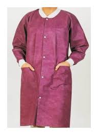 Extra-Safe Lab Coats - Level 3 SMS, Knee Length, 3 Pockets