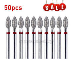 Diamond Bur 368 Egg/Football (1.6mm Fine) - 5 Pack