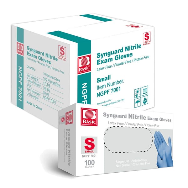 Synguard Nitrile Exam Gloves