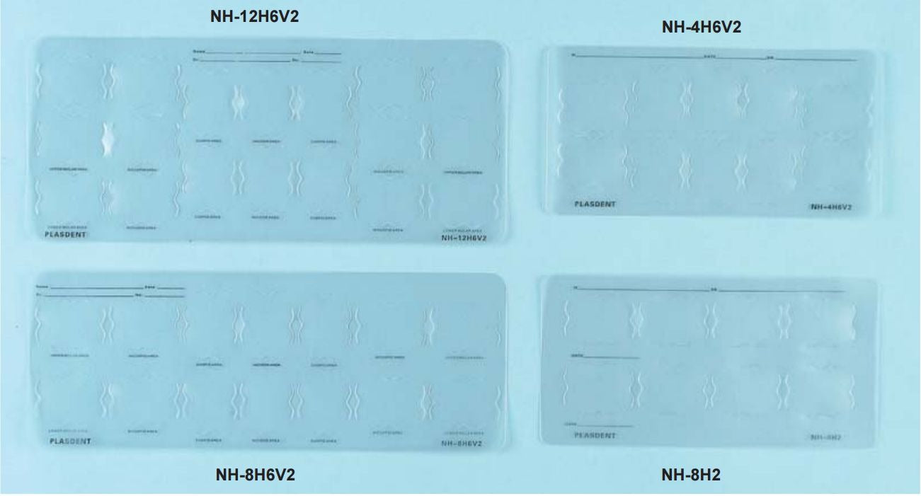 Plasdent Notched Plastic Film Mounts