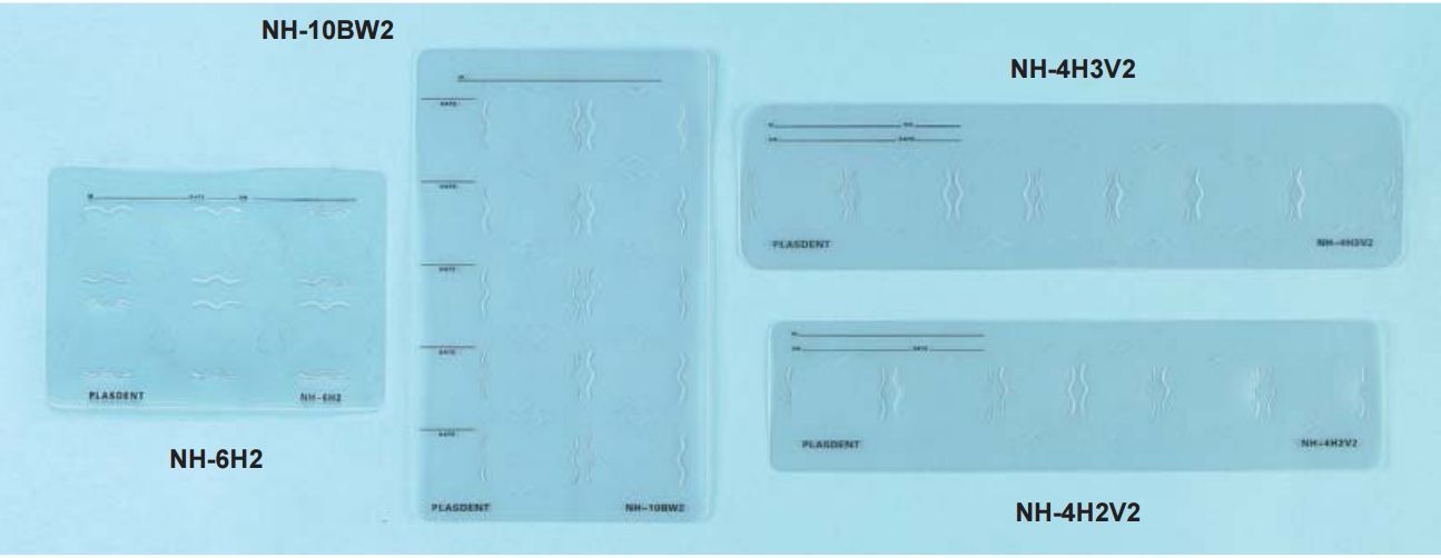 Plasdent Notched Plastic Film Mounts