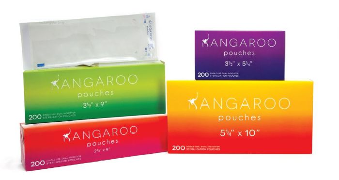 Kangaroo Self-Sealing Sterilization Pouches