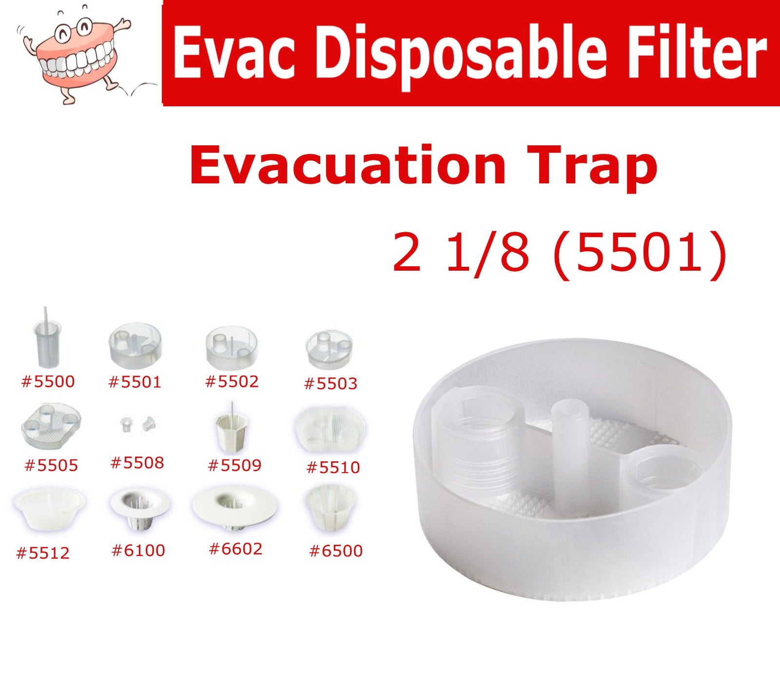 Plasdent Fits A-Dec Models With Plastic Canister (Diameter 2 ⅛")