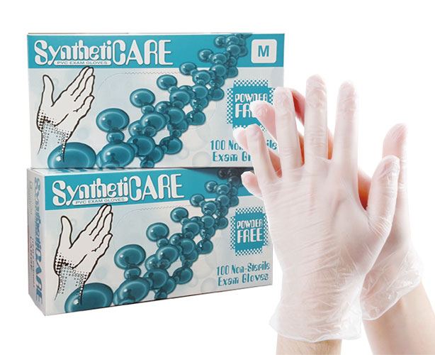 Syntheticare Powder Free Vinyl Exam Gloves
