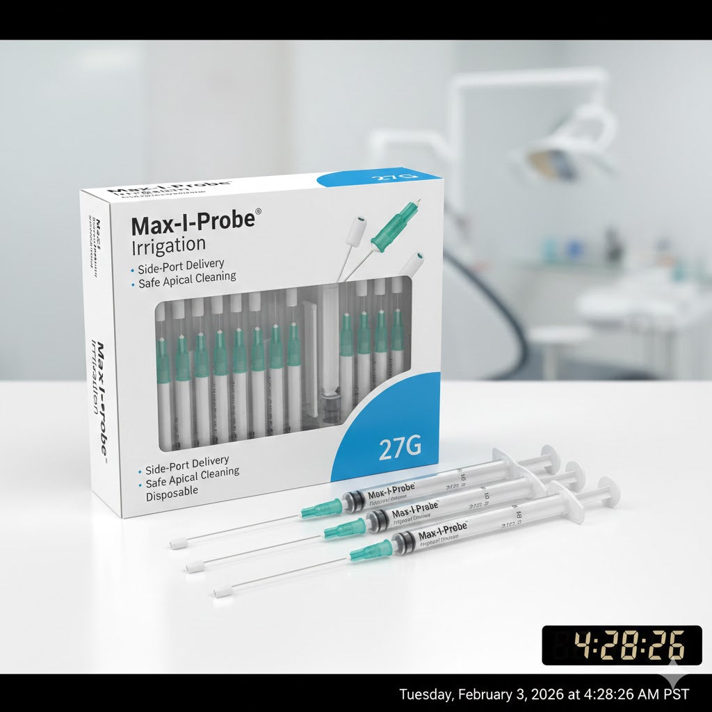 Max-I-Probe Irrigation Syringes and Tips