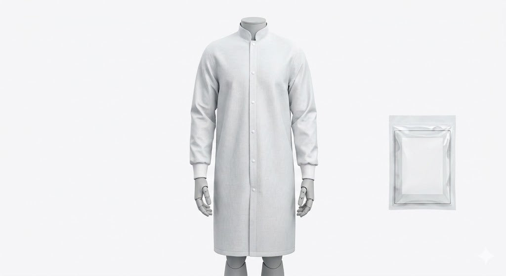 Sterile Cleanroom Frocks, Gamma Irradiated to SAL 10-6