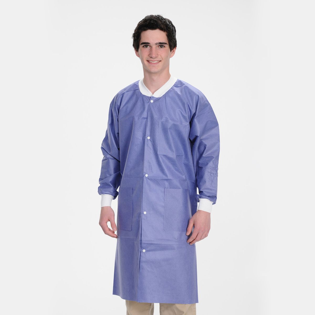 Extra-Safe Lab Coats - Level 3 SMS, Knee Length, 3 Pockets