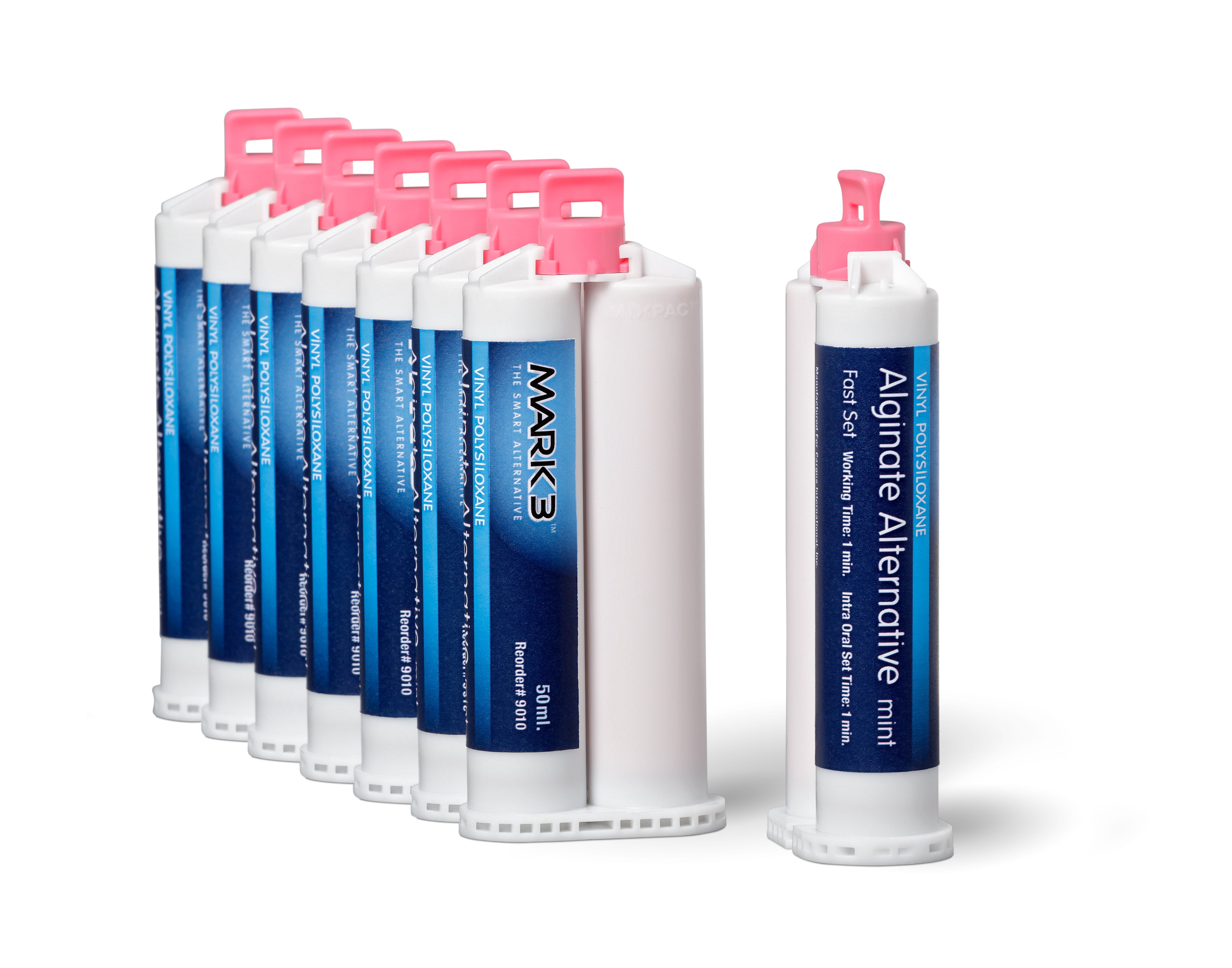 MARK3 Alginate Alternative Fast Set 50ml Cartridges 8/pk